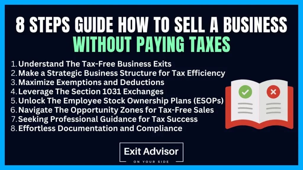 How To Sell A Business Without Paying Taxes 8 Steps Guide How To Sell A Business Without Paying Taxes