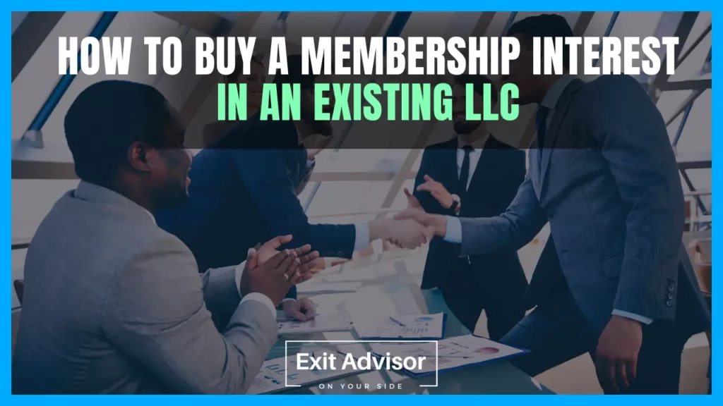 How to Sell a Percentage of Your Business How to Buy a Membership Interest in an Existing LLC